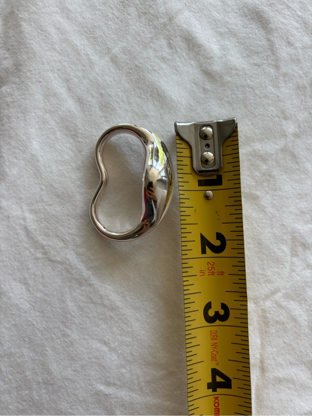 COS Polished Silver Sculptural Ring - Picture 3 of 3